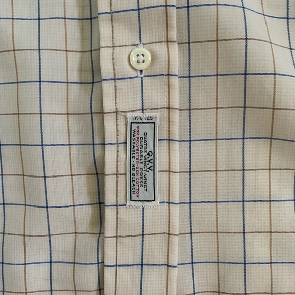 Christian Dior Vintage Plaid Long Sleeve Button Down Men’s Shirt - Picture 3 of 9